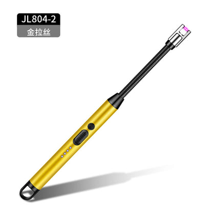 A JL804 factory direct sales rechargeable cigarette lighter aromatherapy gas natural gas stove USB arc kitchen ignition gun