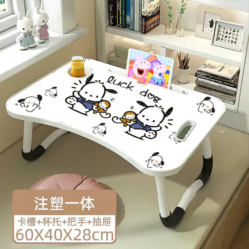 A: Removable bed table dormitory folding desk free computer desk office furniture