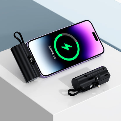 A Mini Capsule Power Bank Portable Power Bank