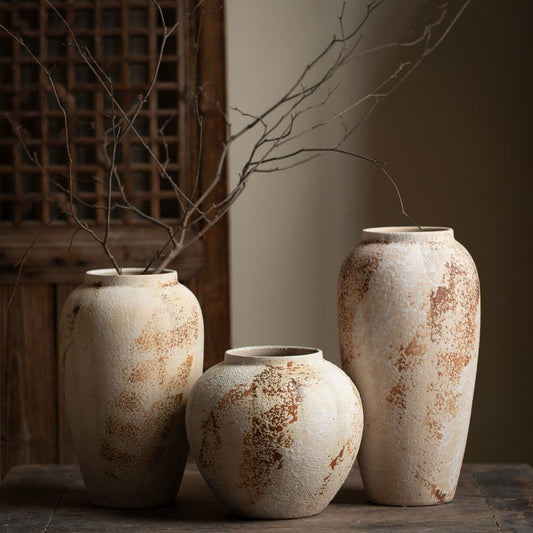 A ceramic vase
