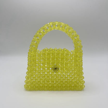 A niche design bag women's summer high-value girlfriends with the same multi-color cut beaded bag handmade DIY handbag