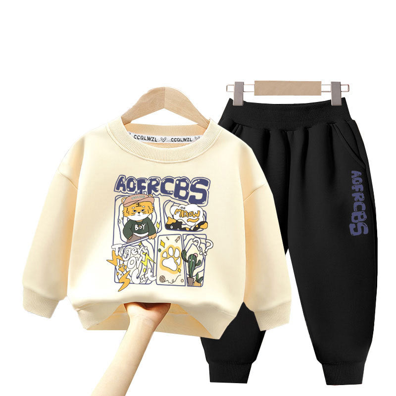 A children's sweater set