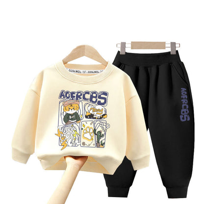 A children's sweater set