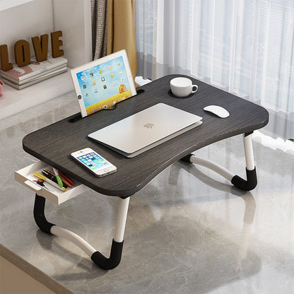 A: Removable bed table dormitory folding desk free computer desk office furniture