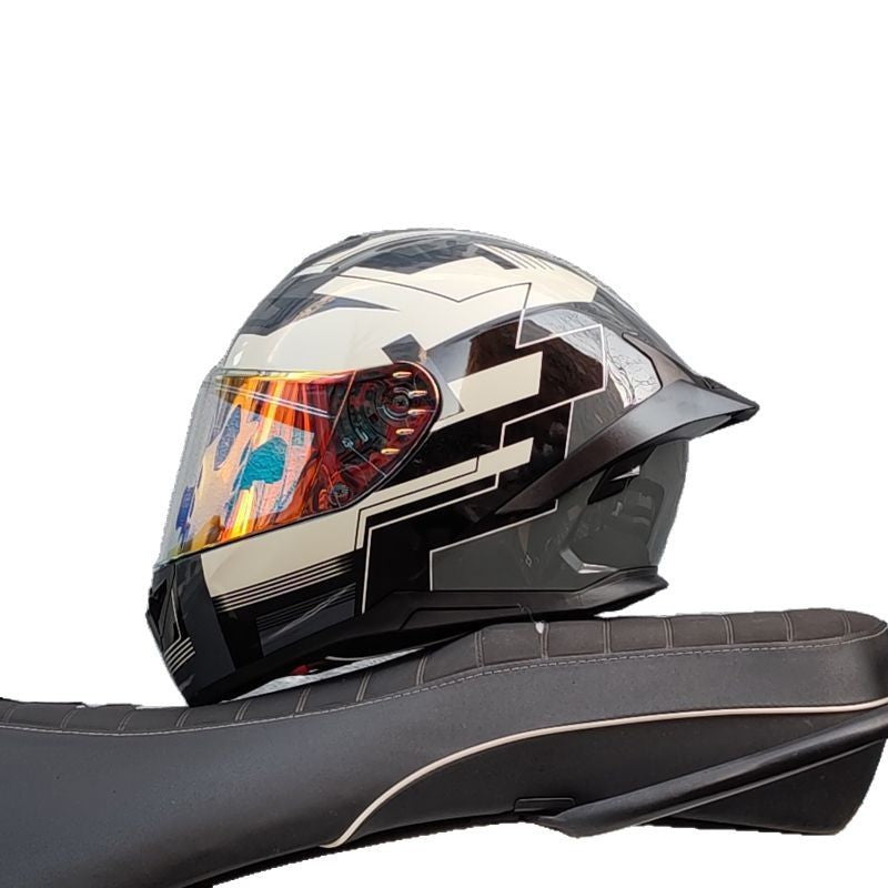 A locomotive helmet