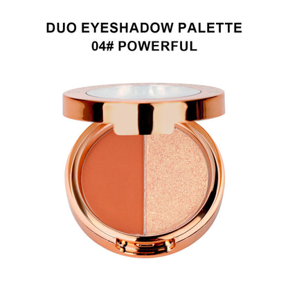 A two color eyeshadow —— Customizable logo MOQ 100 pieces