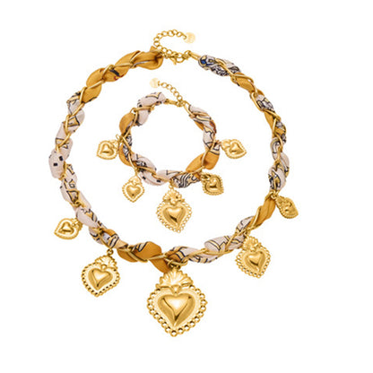 A pendant necklace bracelet jewelry