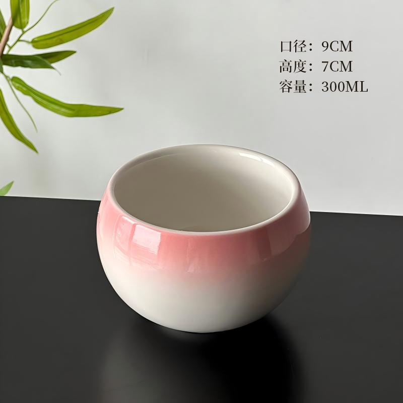 A retro egg-shaped cup frosted stone pattern ceramic cup latte coffee cup afternoon tea niche cappuccillola flower cup