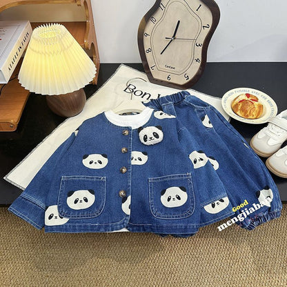 A children's denim set