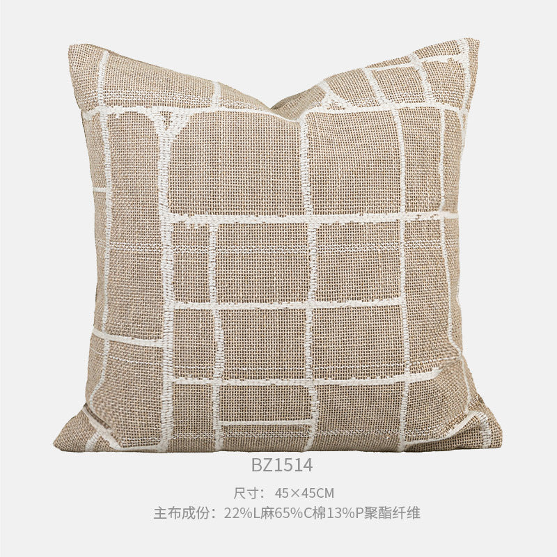 A throw pillow