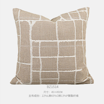 A throw pillow
