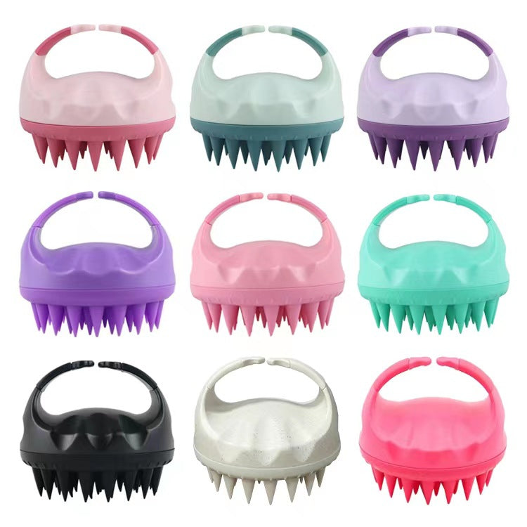 A shampoo brush massage brush