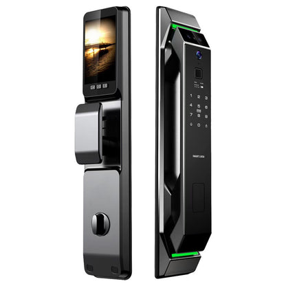 A automatic facial recognition TUYA capture password lock fingerprint lock household smart lock manufacturer door lock electronic lock