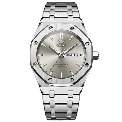 Custom watch design A watch automatic ultra-thin square luminous steel belt