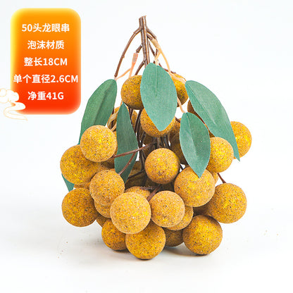 A Simulated fruits, fake fruits, apples, oranges, oranges, models, plastic decorations, ornaments, shooting props, children's teaching aids