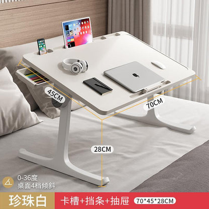 A folding table, bedroom, bay window, desk, household foldable table, dormitory bed table, lazy bed, balcony small storage