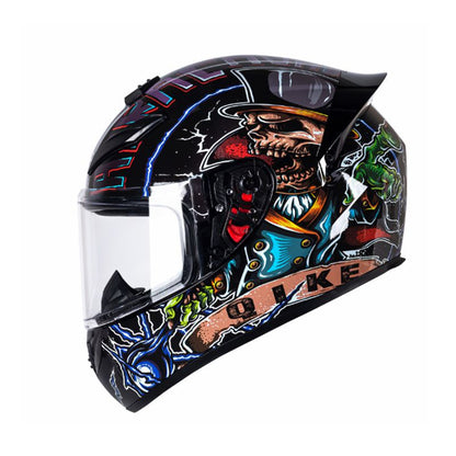 A locomotive helmet