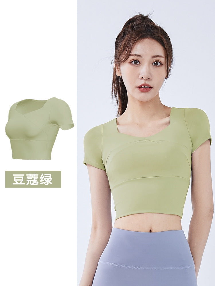 A No Embarrassment Line Yoga Pants Peach Hip Lift Leggings High Waist Belly Sports Naked Yoga Pants Women