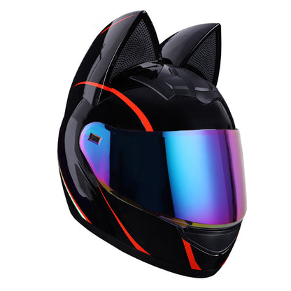 A locomotive helmet