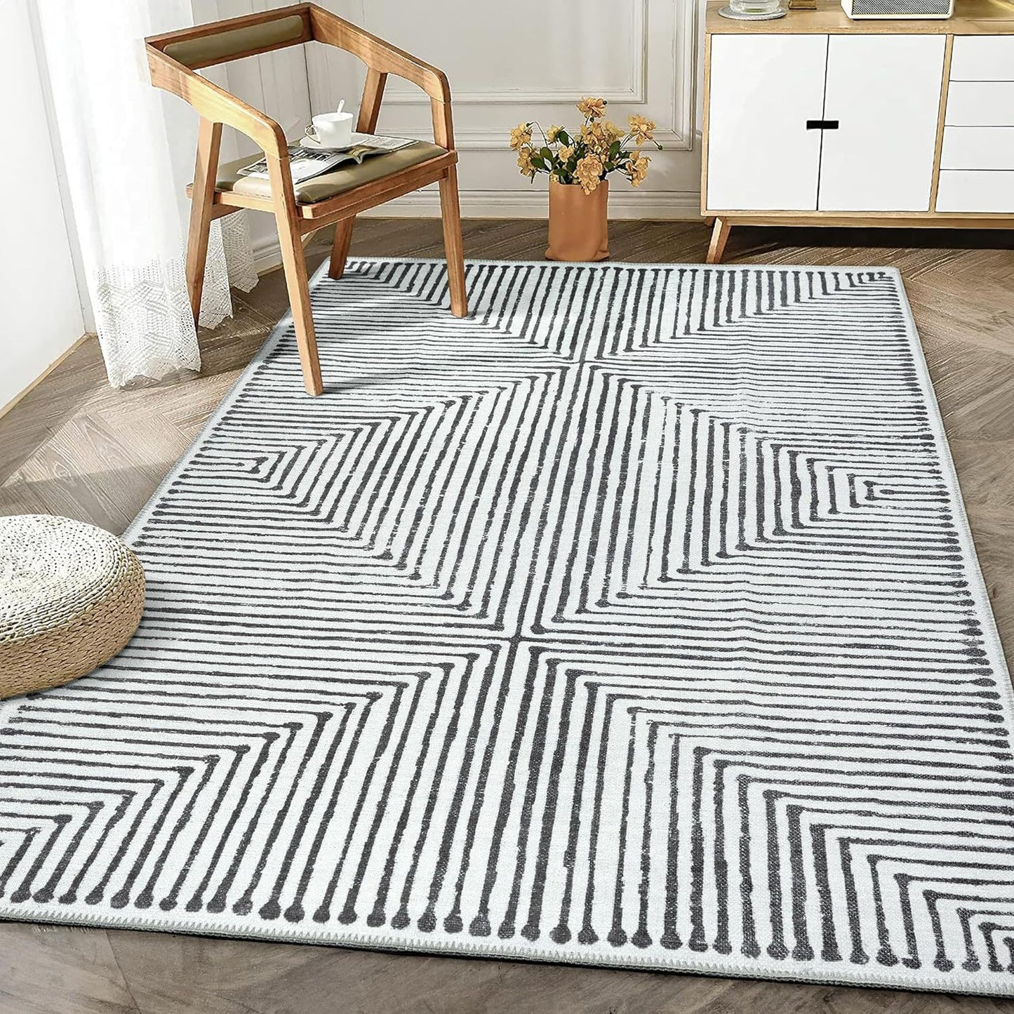 A carpet floor mat