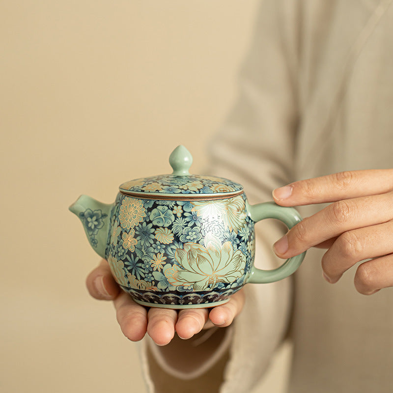 A teapot tea