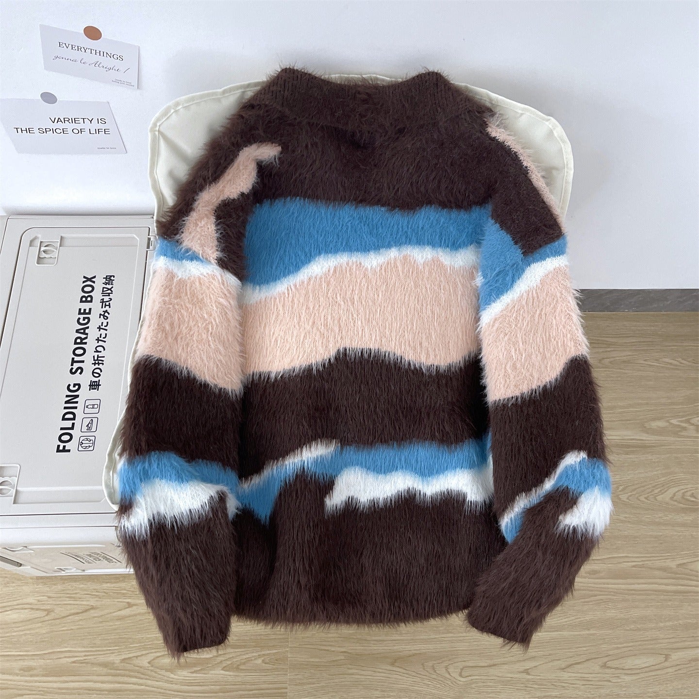 A knit top