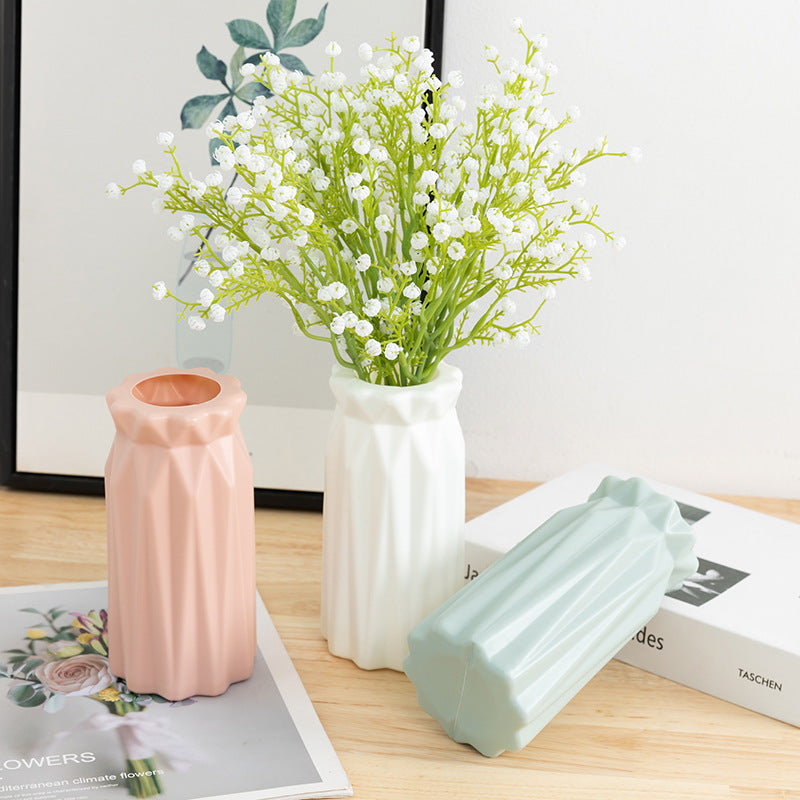A plastic vase ornament