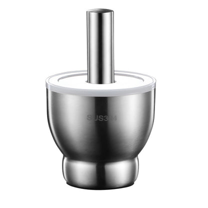 A 304 Stainless Steel Mash Solid Garlic Mash Household Vintage Grinder Mash Can Manual Garlic Mash Bowl