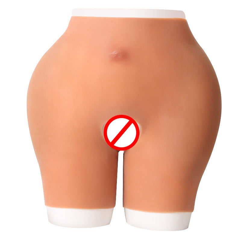 A open-file pure silicone hot-selling hip-rich hip artifact fake yin pants fake butt fake lady drag pants