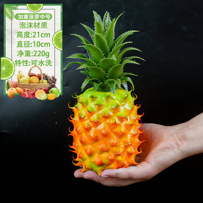 A simulation weighted fruit ornaments window display layout home decoration photography props fruit sakya fruit star fruit