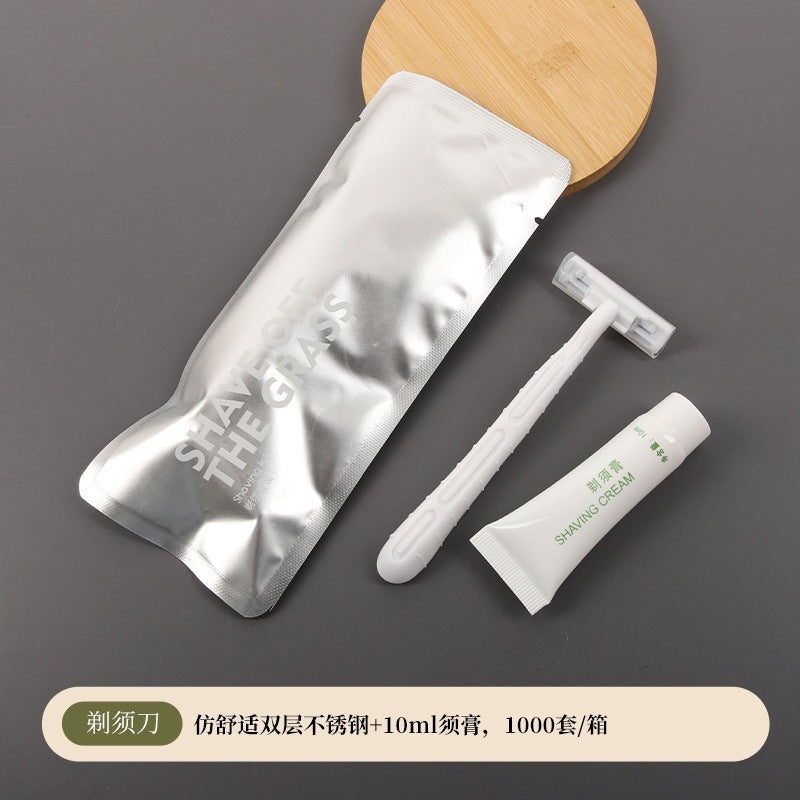 Hotel disposable toiletries set aluminum film bag