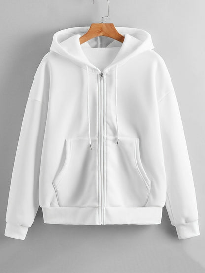 A hooded jacket