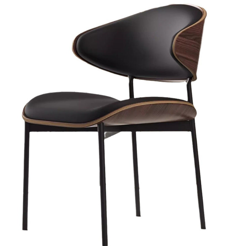 A PU leather chair seat