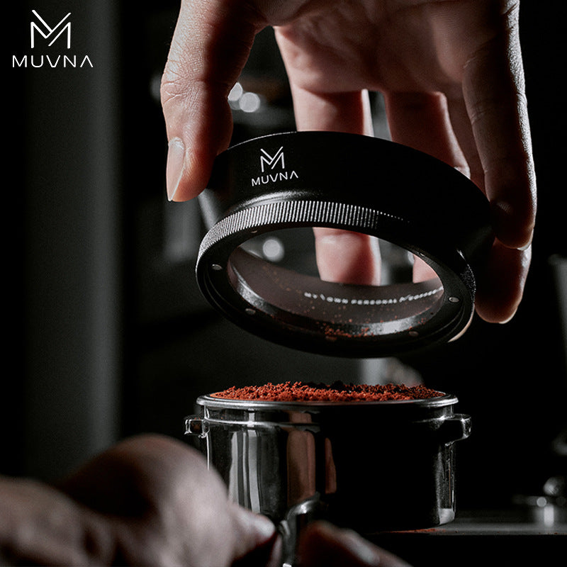 A MUVNA, magnetic suction powder ring espresso machine handle anti-fly powder ring connection fan group 51/53/58 mm