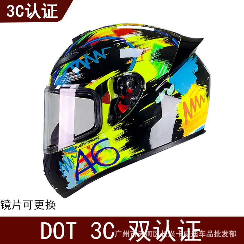 A locomotive helmet