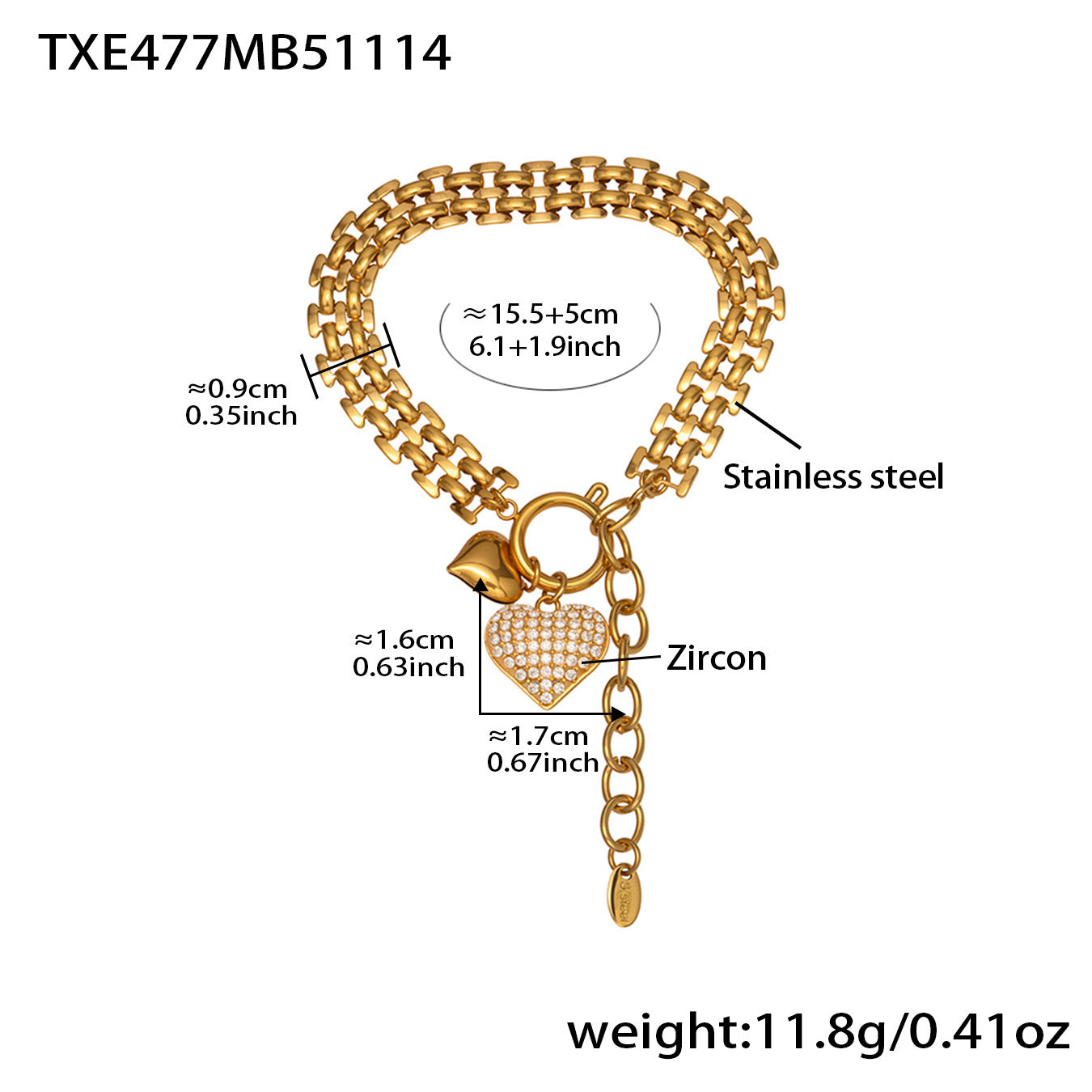 A necklace bracelet jewelry