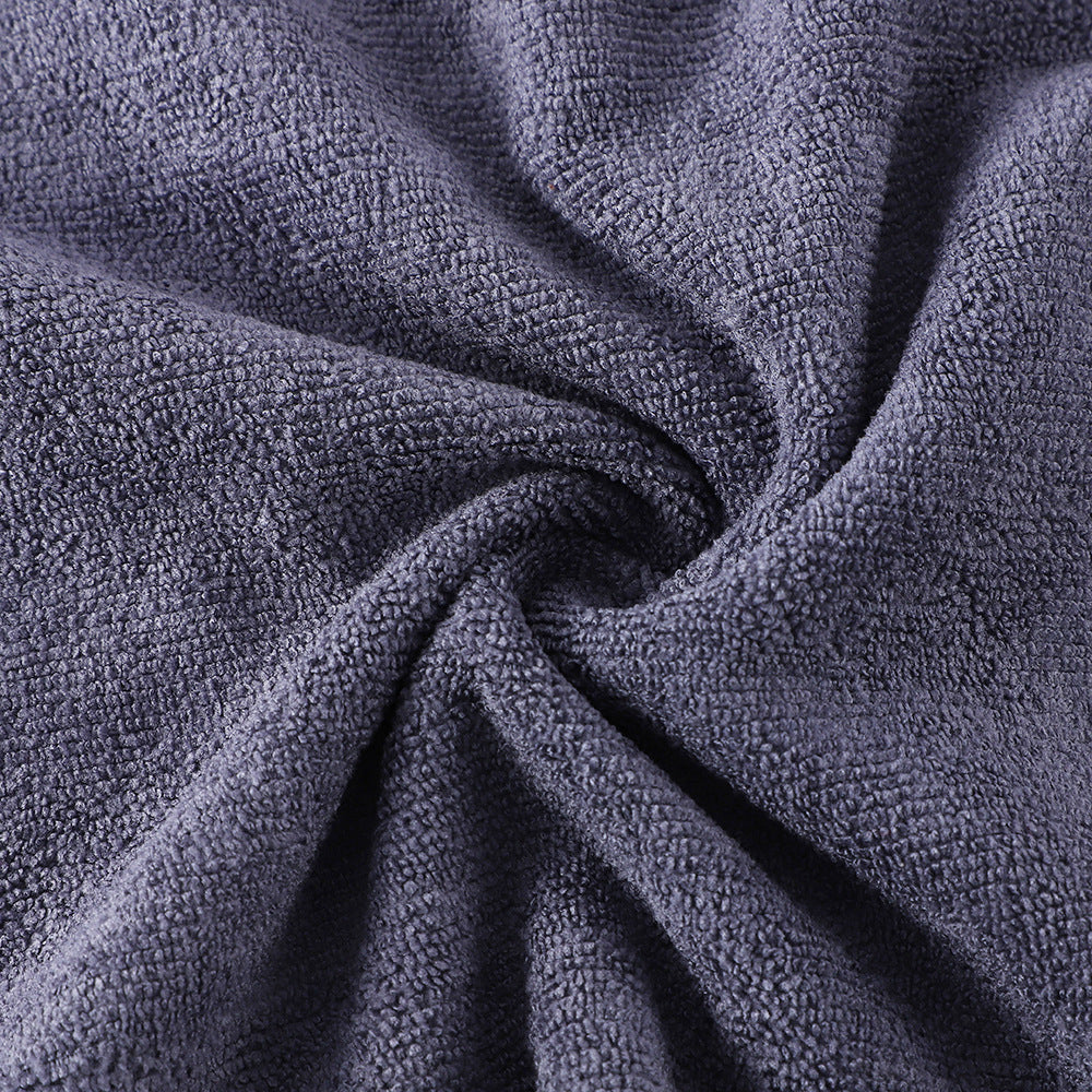 A enlarged and thickened car towel without leaving marks, water-absorbing polyester brocade microfiber towel, household cleaning floor towel