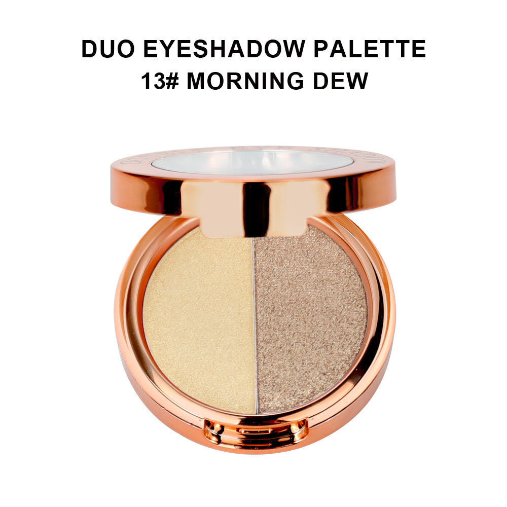 A two color eyeshadow —— Customizable logo MOQ 100 pieces