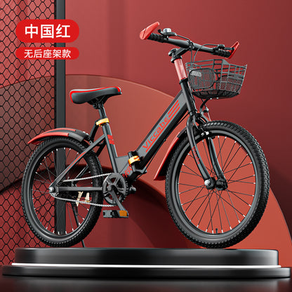 A children's mountain folding bike