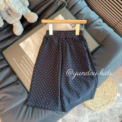 A three-piece set of children's long-sleeved trousers