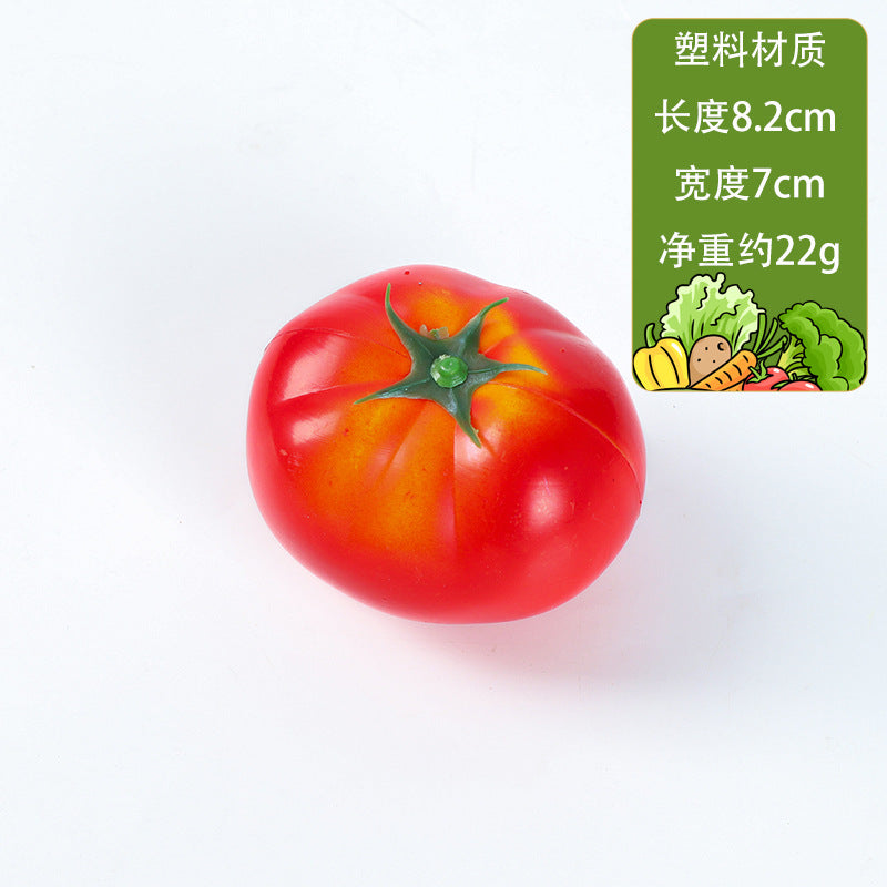 A simulated plastic vegetable spot wholesale props children's teaching aids plastic fake fruit eggplant potato carrot model