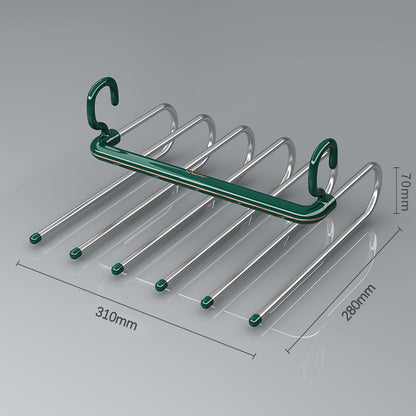 A folding pants rack storage rack