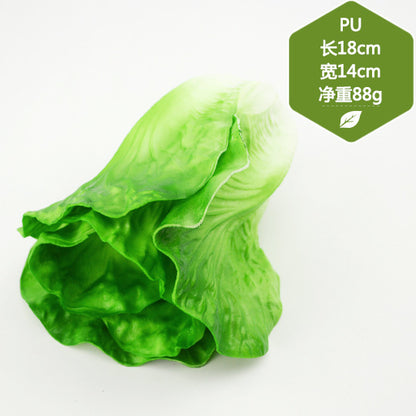 A simulated vegetable early education props studio shooting props window ornaments fake cabbage radish fake vegetables