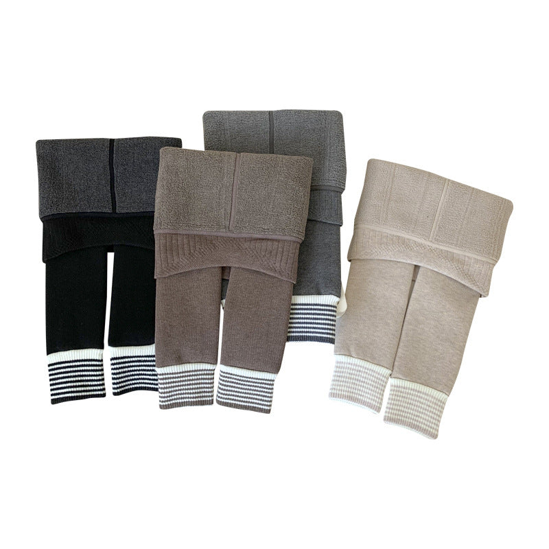 A children's winter fleece leggings