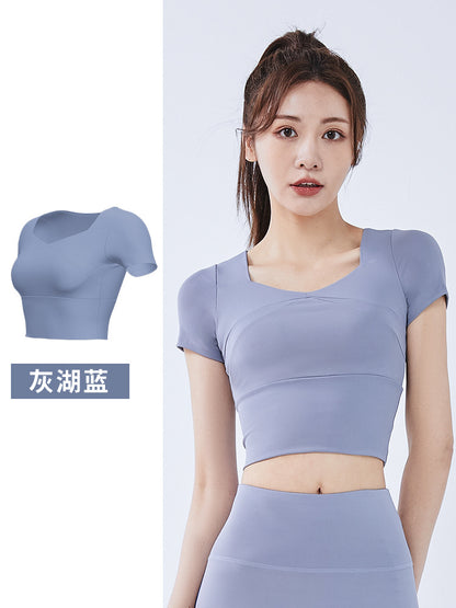 A No Embarrassment Line Yoga Pants Peach Hip Lift Leggings High Waist Belly Sports Naked Yoga Pants Women