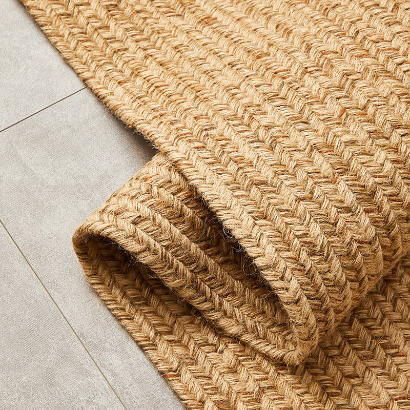A Jute woven carpet floor mat
