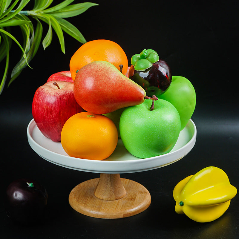 A simulation weighted fruit ornaments window display layout home decoration photography props fruit sakya fruit star fruit