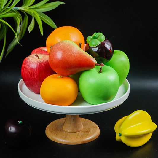 A simulation weighted fruit ornaments window display layout home decoration photography props fruit sakya fruit star fruit