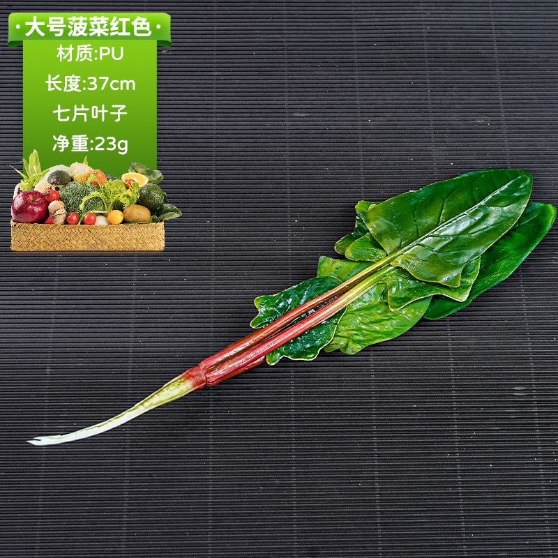 A simulated vegetable early education props studio shooting props window ornaments fake cabbage radish fake vegetables
