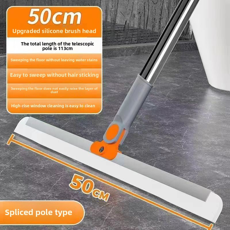 A magic broom silicone scraping non-stick hair bathroom floor